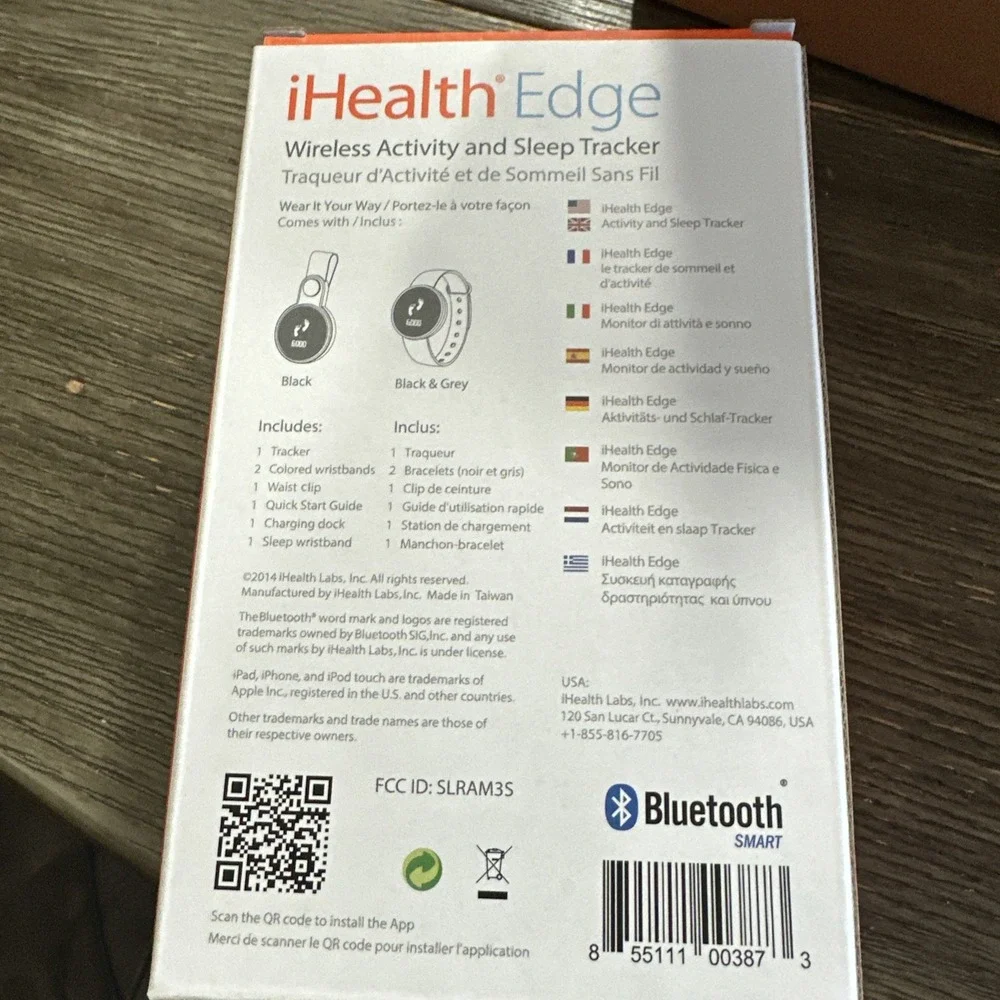 iHealth Edge Wireless‎ Activity Sleep Watch tracker